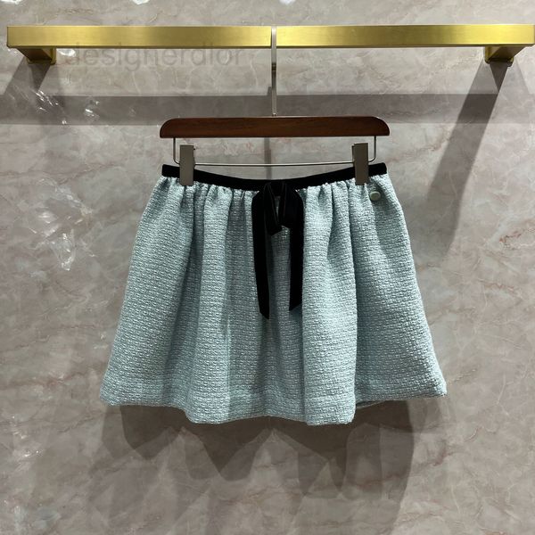 

casual dresses designer combination velvet ribbon bow tweed half skirt temperament celebrity small fragrant puffy umbrella yvuw, Black;gray