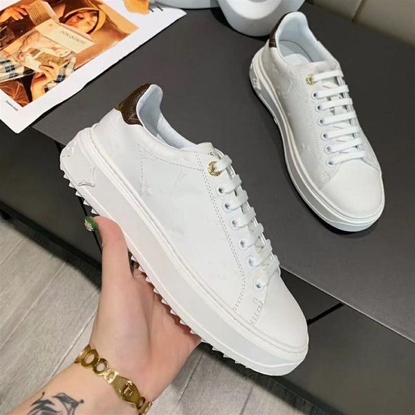 

time out sneakers women shoes genuine leather woman casual shoe size 35-41 model hxqwy00003268m, Red;white