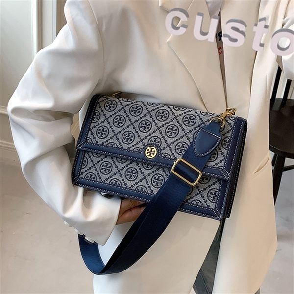 

90% off evening bags online sales cowhide organ leisure trend old canvas wide belt small square messenger