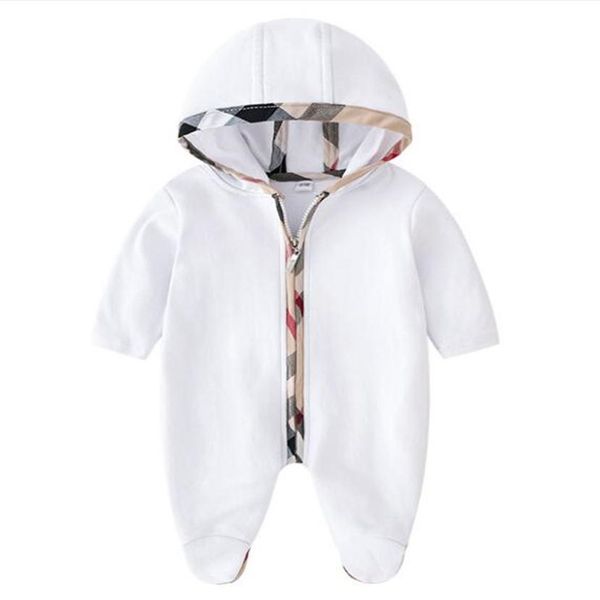 

designer kids clothing set newborn baby rompers spring autumn baby boy girls clothes cotton lovely infant jumpsuits2606, White