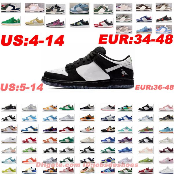 

panda pigeon shoes big casual shoes for men women dunks panda sneakers designer syracuse grey fog universi, Black;white