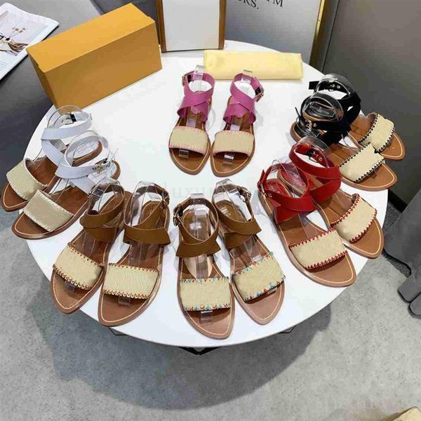 

passenger horizon women silhouette dress straw sandals triple black brown ladies summer flat casual slipper fashion slide more color sh269p