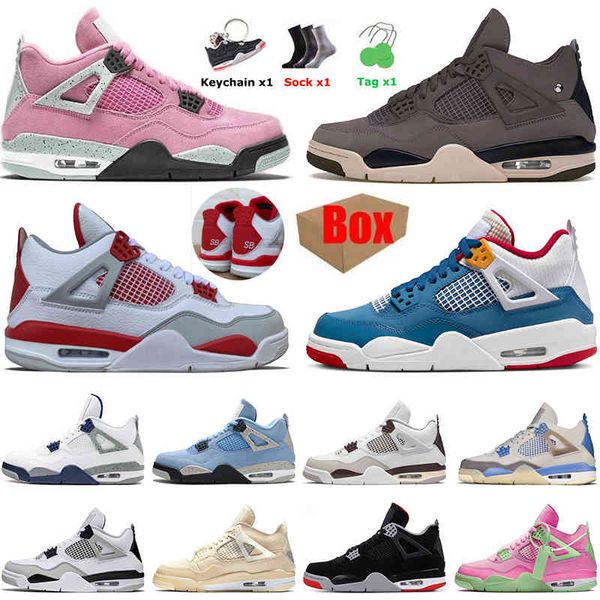 

with box 4 4s jumpman basketball shoes jorda messy room size 50 men women offs white sneakers iv blue red thunder cactus jack bred sb