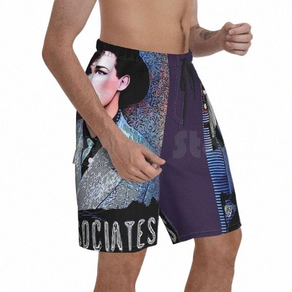 

men's shorts club country associate beach men pants swimwear billy mackenzie associates party fearsmen's c8pr#, White;black