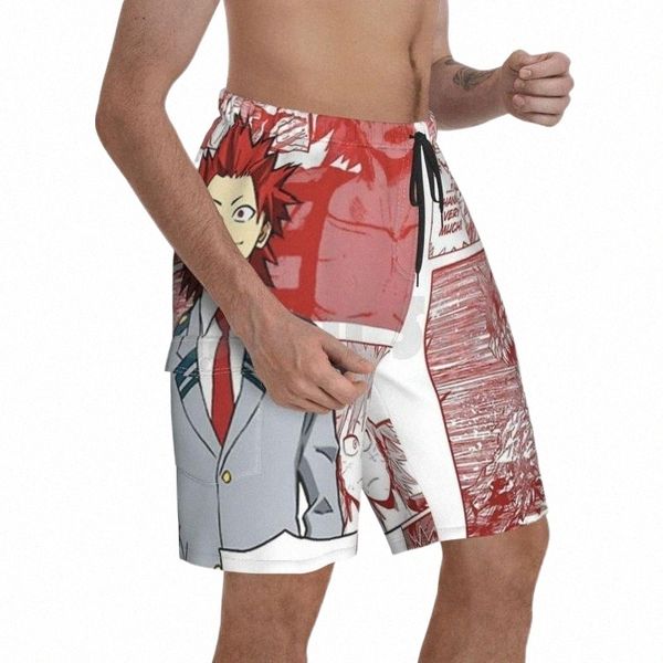 

men's shorts eijiro kirishima beach men pants swimwear fashion york pattern london parismen's o5ep#, White;black