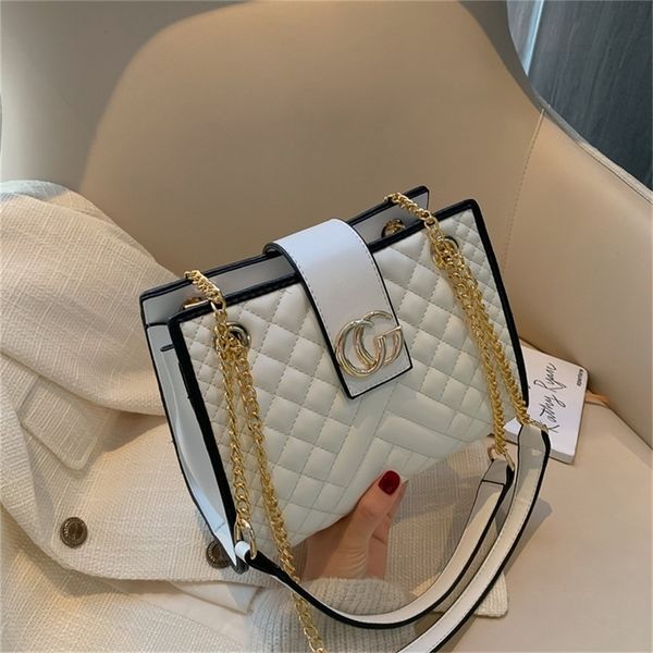 

75% off shoulder bags outlet online female diamond lattice embroidered thread chain diagonal cross single tote lady bags