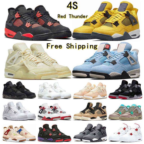 

jumpman 4s basketball shoes 4 red thunder sail shimmer lightning black cat white oreo fire cool grey pure money trainers sports sneakers