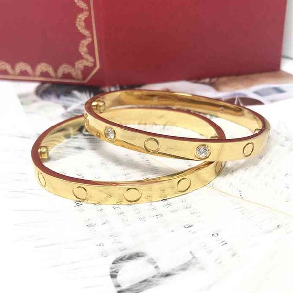 

men women sizes classic styles snap bangles 18k gold plated jewelry gold plated bangles men and women couple bracelet 299n have logo, Black
