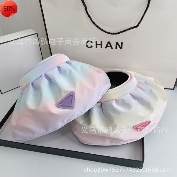 

designer brand new men's and women's hats 2022 dign high-quality p black shell empty hat, Blue;gray