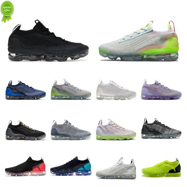 

2023 boots running shoes casual shoe sports trainers sneakers knit chilly blue pink grey neon peach hyper royal 2022 men women fly 5.0 oreo, Black