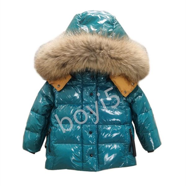 

down coat childrens jacket baby boys clothing autumn winter outwear keep warm jackets kids removable fur collar hooded outerwear coats 242a, Blue;gray