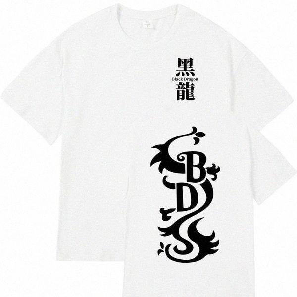 

men's t-shirts anime tokyo revengers cosplay t-shirt black dragon costume clothes tees camiseta camisetamen's e0vq#, White;black