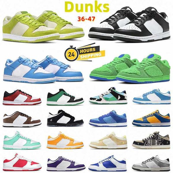 

2023 running shoes casual shoes 24 hours shippings men casual shoes dunkes designer women skate black white mint university red pn dust syra