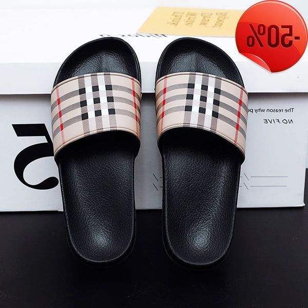 

designer bag slippers for men to wear out in summer factory direct sale, Black