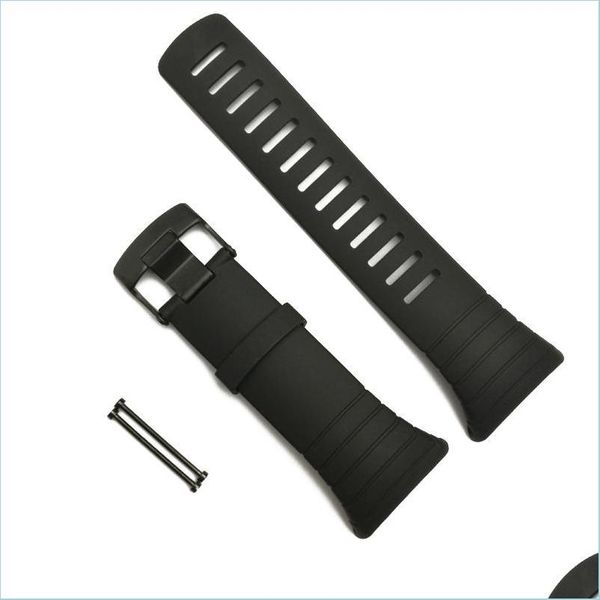 

watch bands accessories for suunto core mens watch 100% original standard strap fl black strap/strap buckle and tool drop d watches2022 dhrc, Black;brown