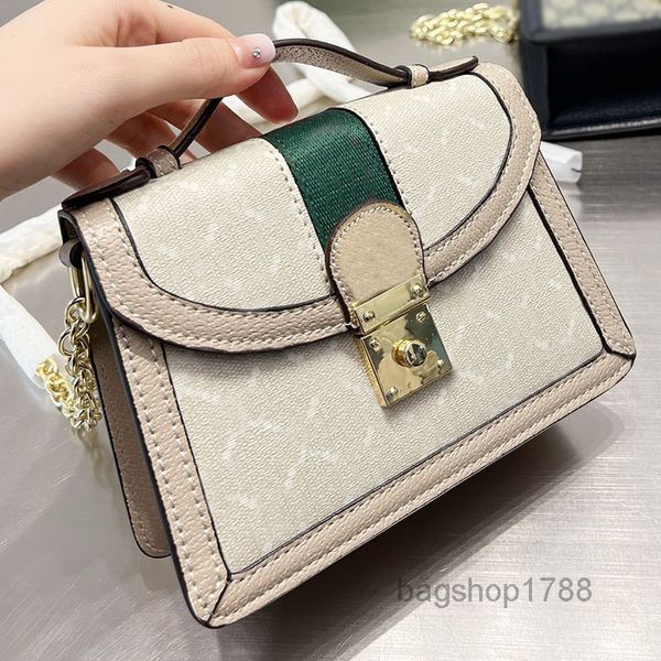 

620s ening bags women ophidia crossbody bag mini handbags purse canvas letters red green striped webbing buckle design fashion letters gold