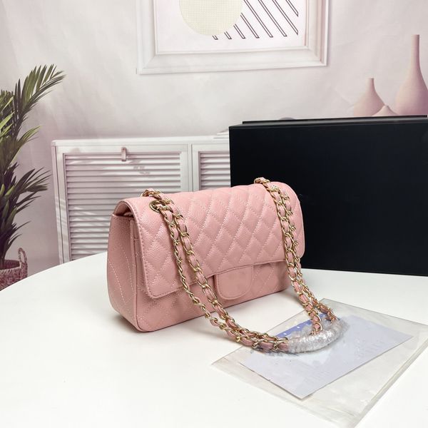 

luxurys designers bags woman fashion caviarcalfskin genuine leather shoulder bags women totes bag handbags purses diamond chain bag flap c24