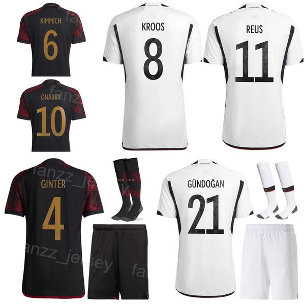 

man kids soccer 4 matthias ginter jerseys 2022 world cup 25 thomas muller 10 serge gnabry 1 manuel neuer gosens 11 timo werner football shir, Black;yellow