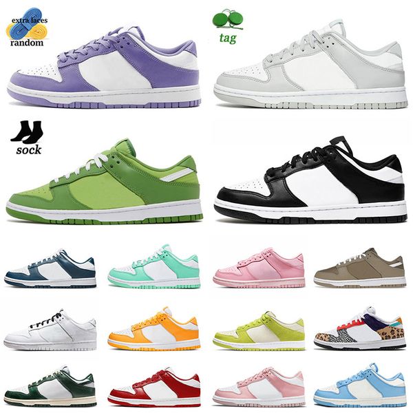 

wholesale 2022 mens women platform dunkslow running shoes big size 13 classc og panda black white coast unc chlorophyll judge grey fog chunk