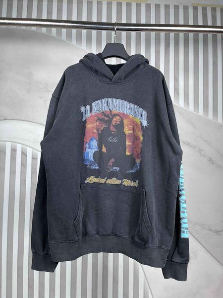 

men's plus size hoodies & sweatshirts round neck embroidered and printed polar style summer wear with street pure cotton qq1d, Black;brown