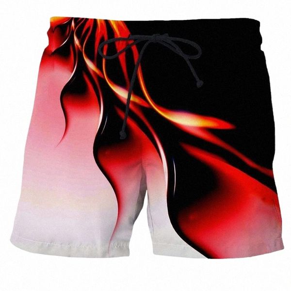 

men's shorts summer men casual 3d printed trousers for women/men regualr dropmen's men'smen's 22s7#, White;black
