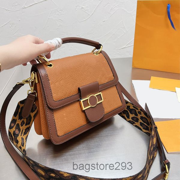 

women messenger postman squire bag embossed l letter crossbody bags cowhide leather two shoulder strap fashion handbags purse 2022