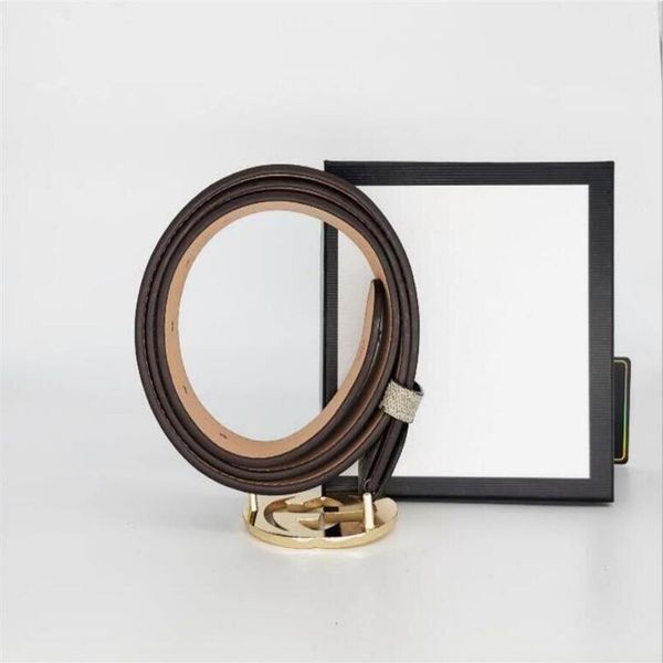 

2021 fashion big buckle genuine leather belt no box designer belts men women new mens belts aaa33175, Black;brown