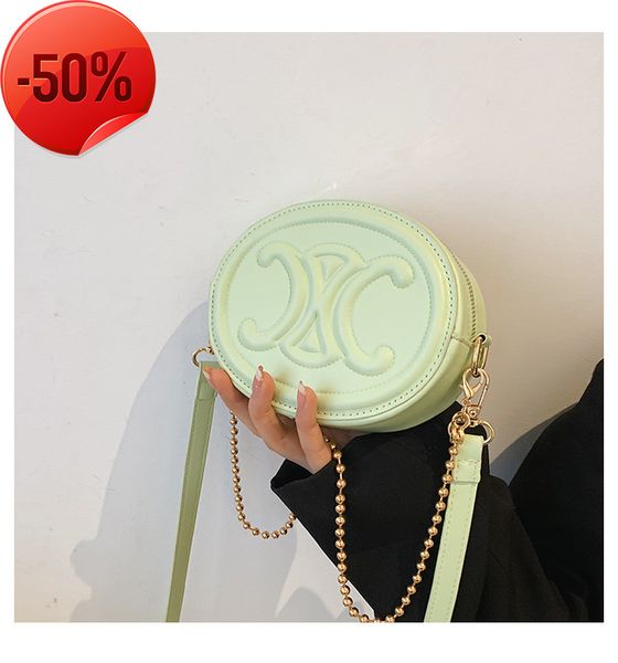 

designer clutch bag purses ladies handbags evening clutches 2022 new small round triumphal arch moon mini single shoulder msenger