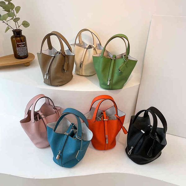 

fashion women's bags herme silver clad vegetable basket bag 2022 new bu et advanced commuter handbag large capacity casual