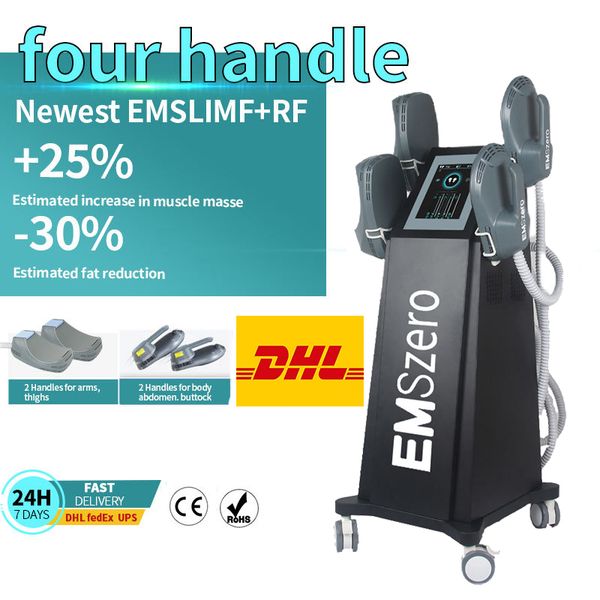 

2023 muscle stimulate machine slimming beauty equipment 4 handles