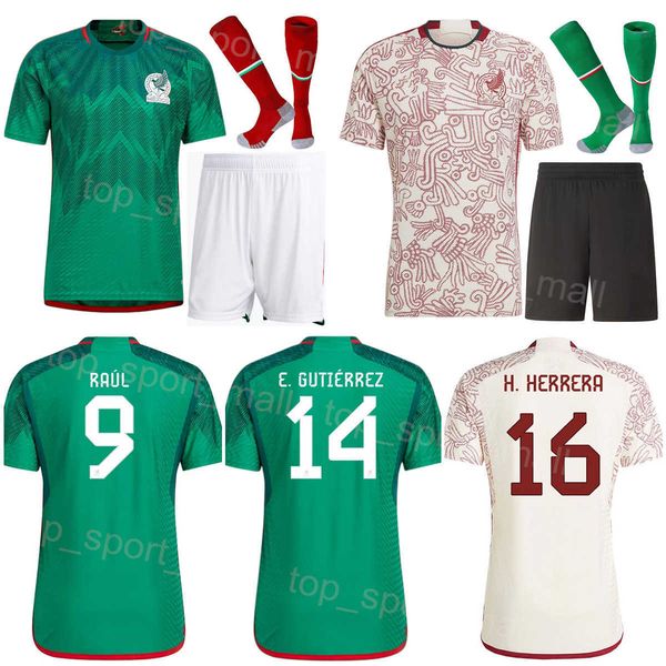 

men youth mexico soccer jersey national team raul jimenez hirving lozano santos chicharito hernandez hector herrera carlos vela football shi, Black;yellow