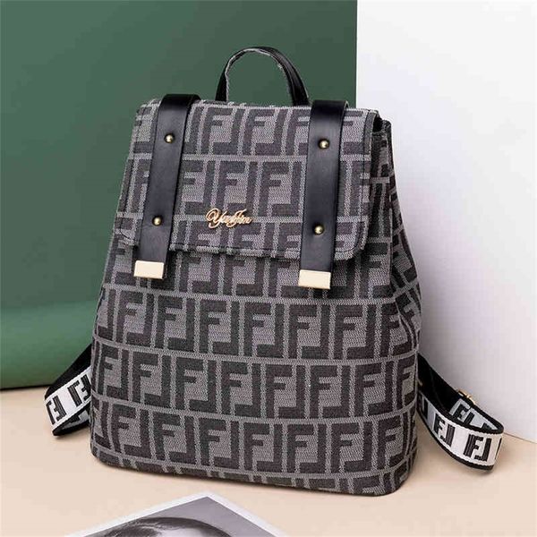 

59% off shoulder bags on sell printed plaid double oxford single diagonal capacity anti-theft female student backpack