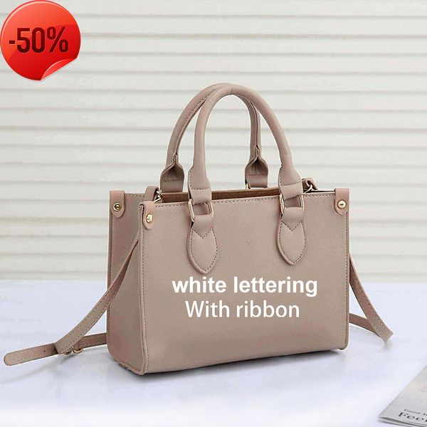 

designer bags hand women luxurys digners bags 2022 4-color casual travel ribbon tote pu material fashion shoulder 's wallet 208# 25-19-