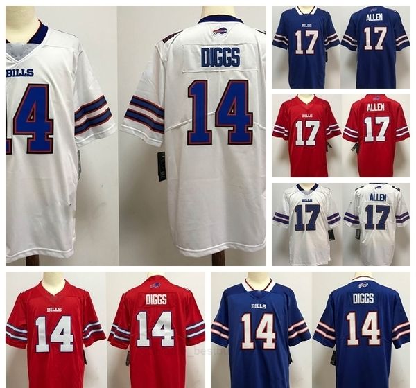 

jersey football''nfl'' 2022 new buffalo''bills''men jerseys stefon diggs josh allen embroider, Black;red