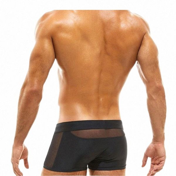 

men's shorts men drawstring underwear short mid waist solid fitted underpant beach fashion soft swim briefsmen's m31k#, White;black