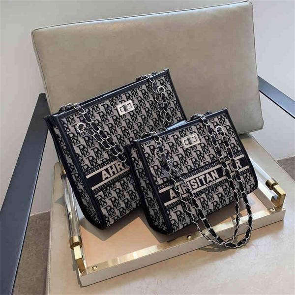 

59% off shoulder bags on sell women's bags of female net red large capacity canvas tote chain foreign style embroidery single