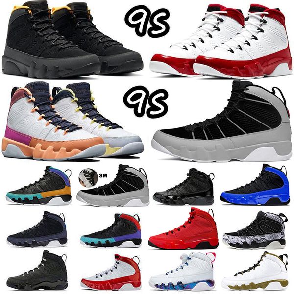

2022 new 9 9s mens basketball shoes sneakers particle grey change the world university gold gym chile red racer blue anthracite sports