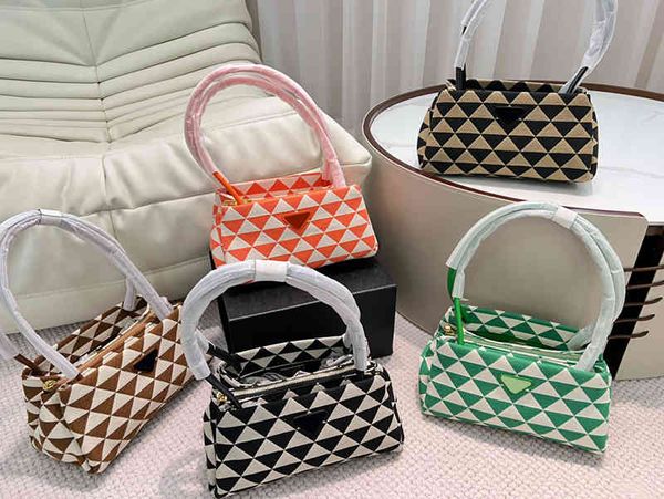

tote bag designer bag women handbags purses fashion color matching totes luxury shoulder shopping travel bags 220917 230806