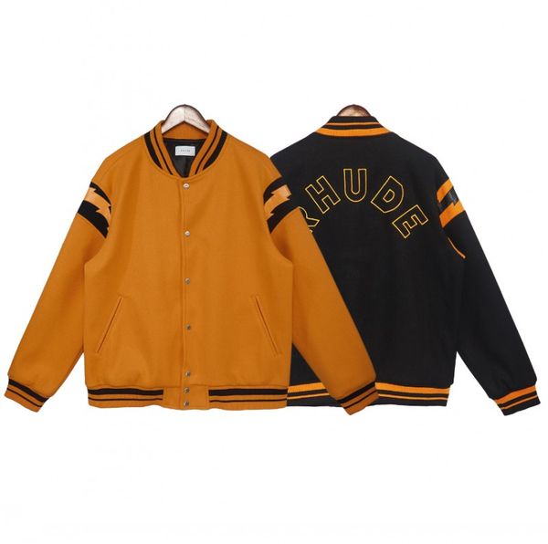 

fashion designer jacket windbreaker long sleeve mens jackets hoodie loose letter pattern couples men's and women's woolen jackets, Black;brown