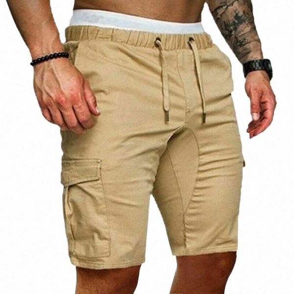 

men's shorts richkeda store men cotton bermuda male summer military style straight work pocket lace up short trousers casual vintagemen, White;black