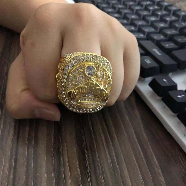 

toronto first basketball title ring the 6ix 2019 world championship mens 18k gold plated rings for fans2293, Silver