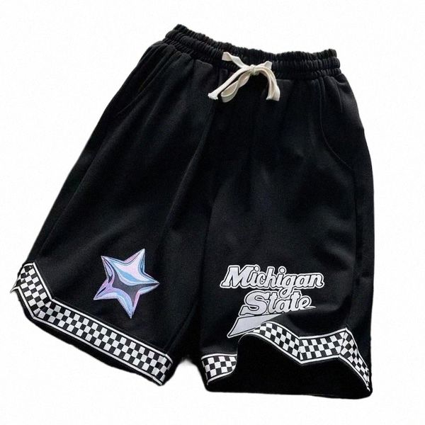 

men's shorts mens summer gym streetwear breeches sports elastic waist short basketball sweat pants sweatpants bermudas male clothesmen&, White;black
