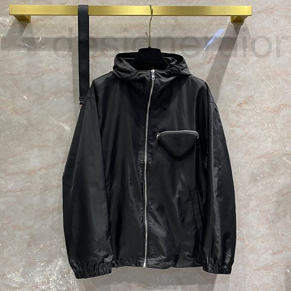 

women's trench coats designer belt collar triangle chest bag windbreaker women's summer 2022 new waist sunscreen shirt hooded jack, Tan;black