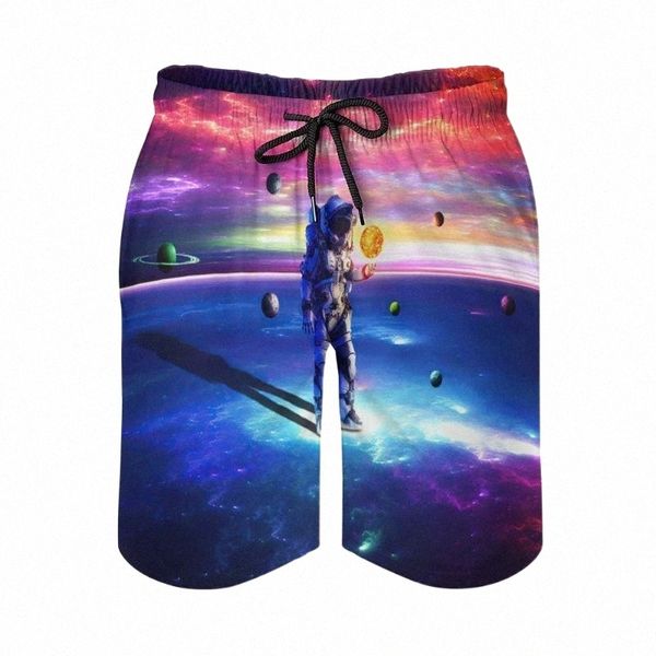 

men's shorts quick-drying summer men's starry sky elements beach board underwear swimming trunks beachwearmen's l8nm#, White;black