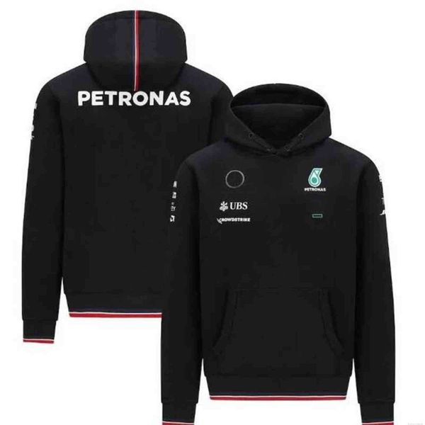 

men's and women's hoodies 2022 f1 racing team formula one autumn winter sweater amg petronas suit jacket br co bred workwear, Black