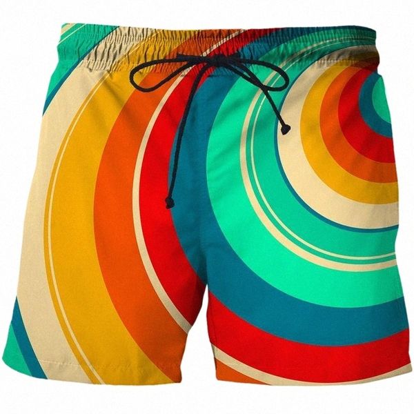 

men's shorts dazzle color 3d print men's beach summer swim fashion personality men swimming trunks boy short 2022men's a1ik#, White;black