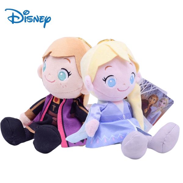

disney genuine authorized cute plush keychain 15cm toy girls ladies backpack anime kawaii soft keychain wholesale