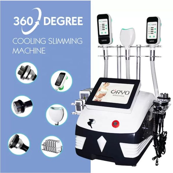 

2023 portable 5 in 1 360Â° cryolipolysis fat e slimming machine lipolaser rf 40k fat burning weight loss ultrasonic cavitation vacuum beauty