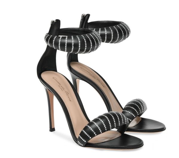 

luxurys designer women sandals summer fashion new stiletto chaussure femme casual high heel ins trend lady open toe shoes size 34-43, Black