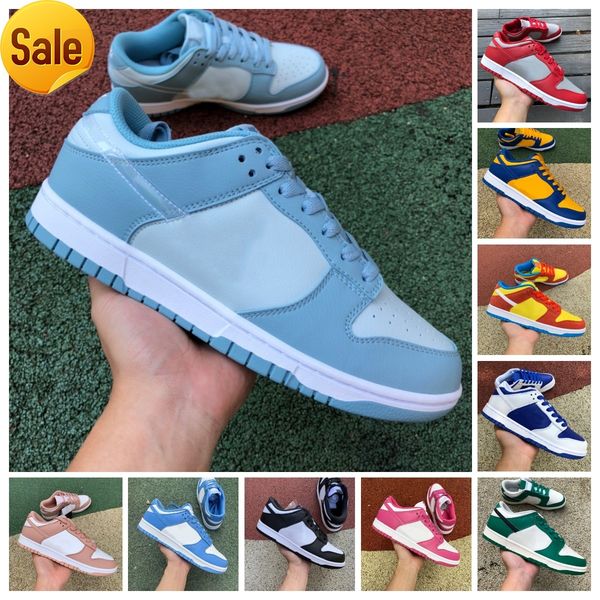 

dunks boots casual shoes womens sneakers blue white reverse black white wolf grey fog safari mix 2022 dunksb mens women dunks sb low racer